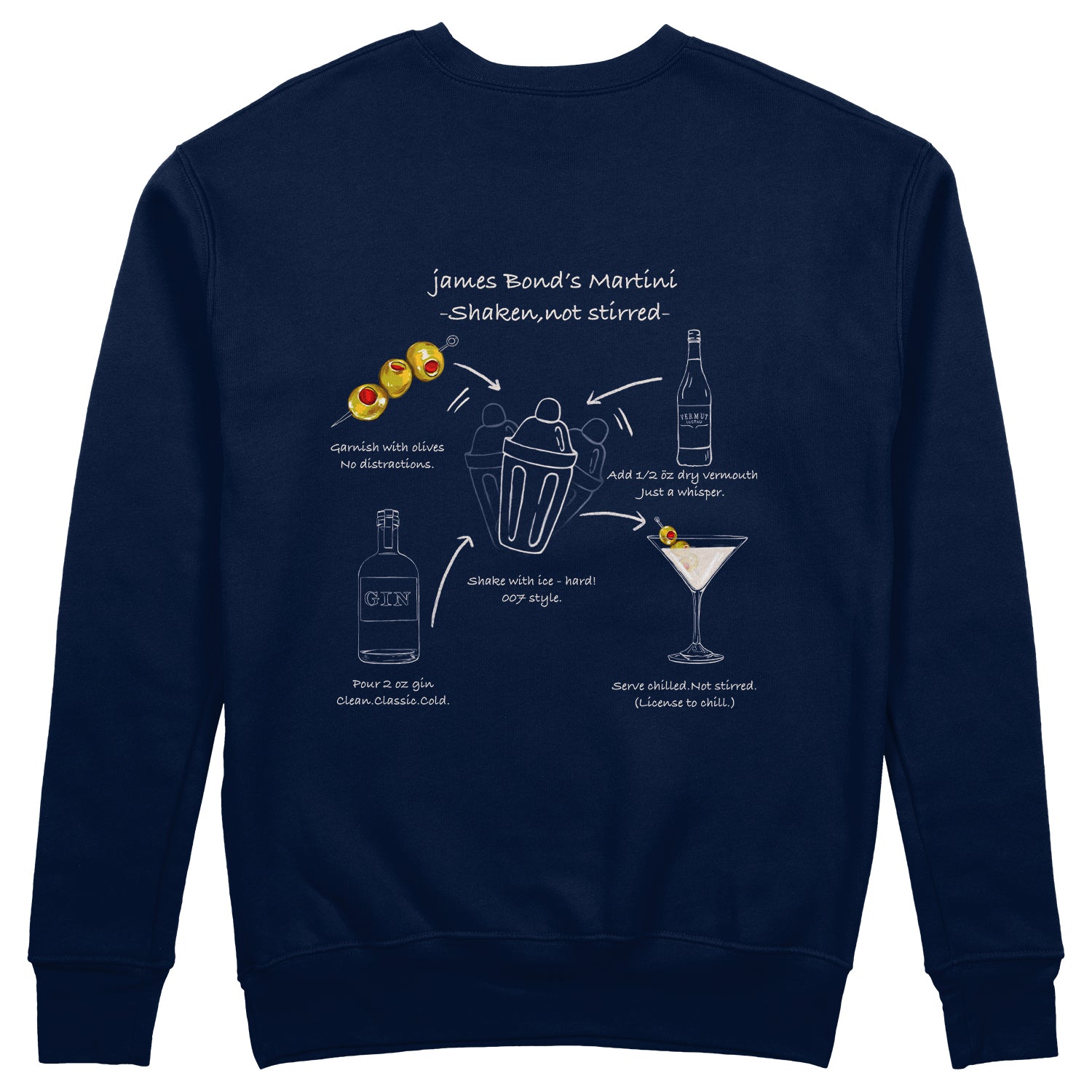 James Bond's Martini Sweatshirt