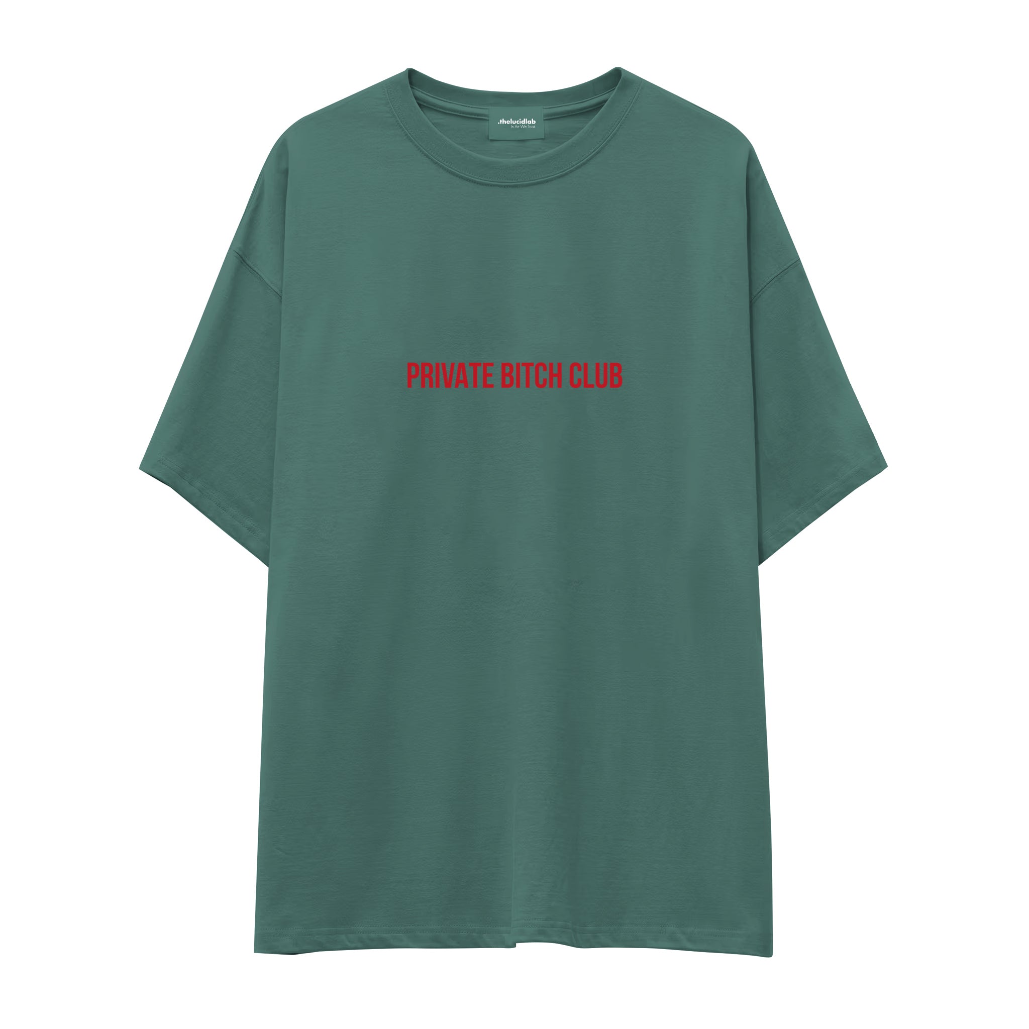 Private Bitch Club Oversize Tişört