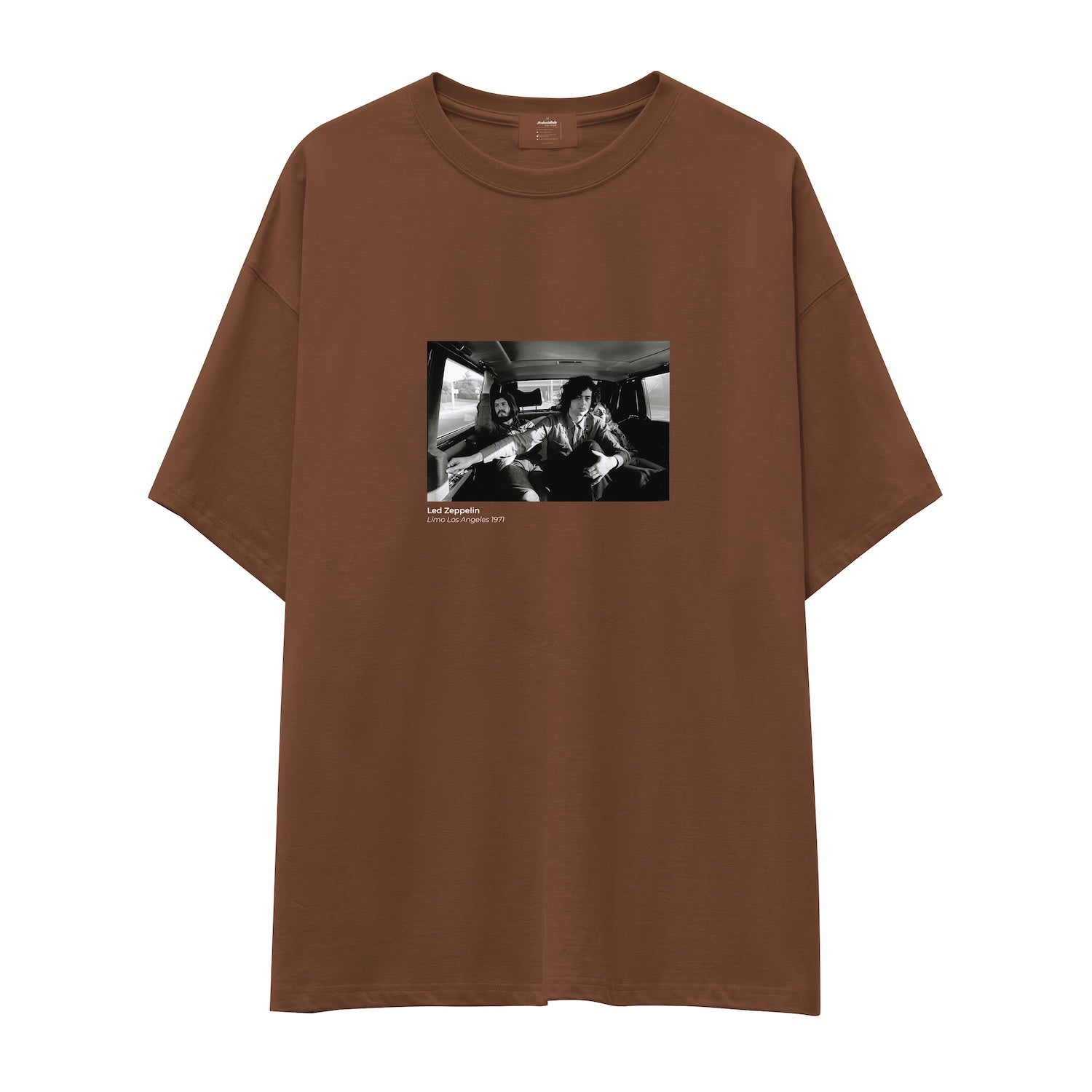 Led Zeppelin Limo Los Angeles 1971 Oversize T-Shirt