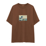 Kanagawa Oki Nami Ura Oversize Tişört