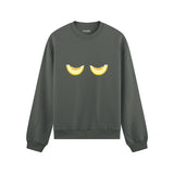 Nice Melons Oversize Sweatshirt Antrasit Ön