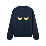 Nice Melons Oversize Sweatshirt Lacivert Ön