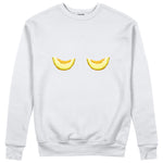 Nice Melons Sweatshirt Beyaz Ön