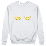 Nice Melons Sweatshirt Beyaz Ön