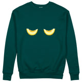 Nice Melons Sweatshirt Koyu Yeşil Ön