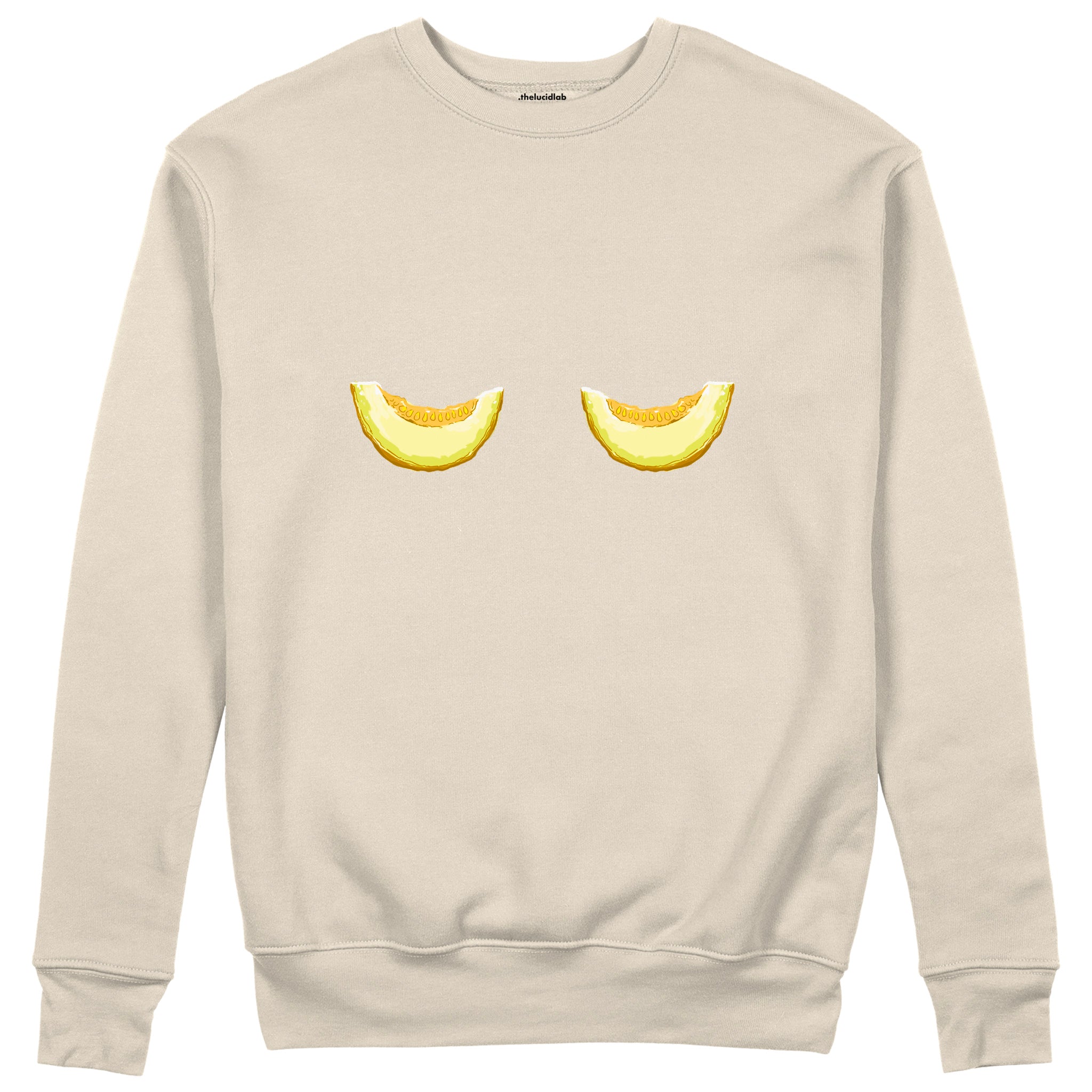 Nice Melons Sweatshirt Bej Ön