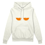 Juicy Bits Oversize Hoodie Beyaz Ön