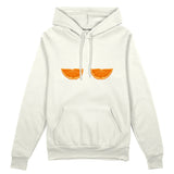 Juicy Bits Oversize Hoodie Beyaz Ön