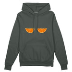 Juicy Bits Oversize Hoodie Antrasit Ön
