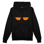 Juicy Bits Oversize Hoodie Siyah Ön