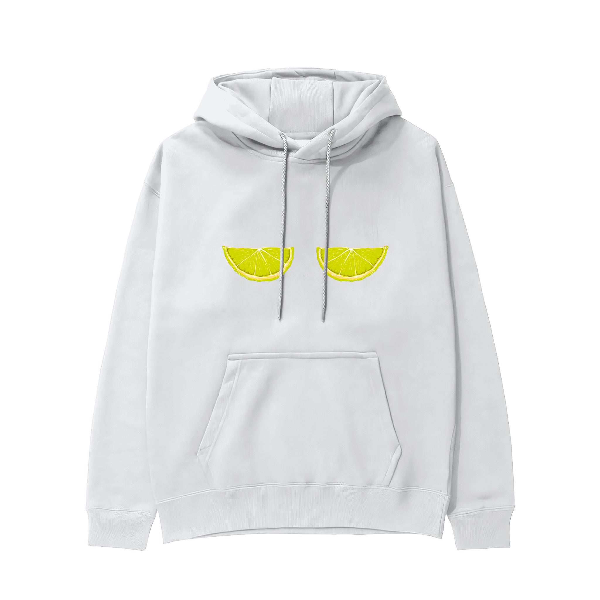 Sour Twins Hoodie Beyaz Ön