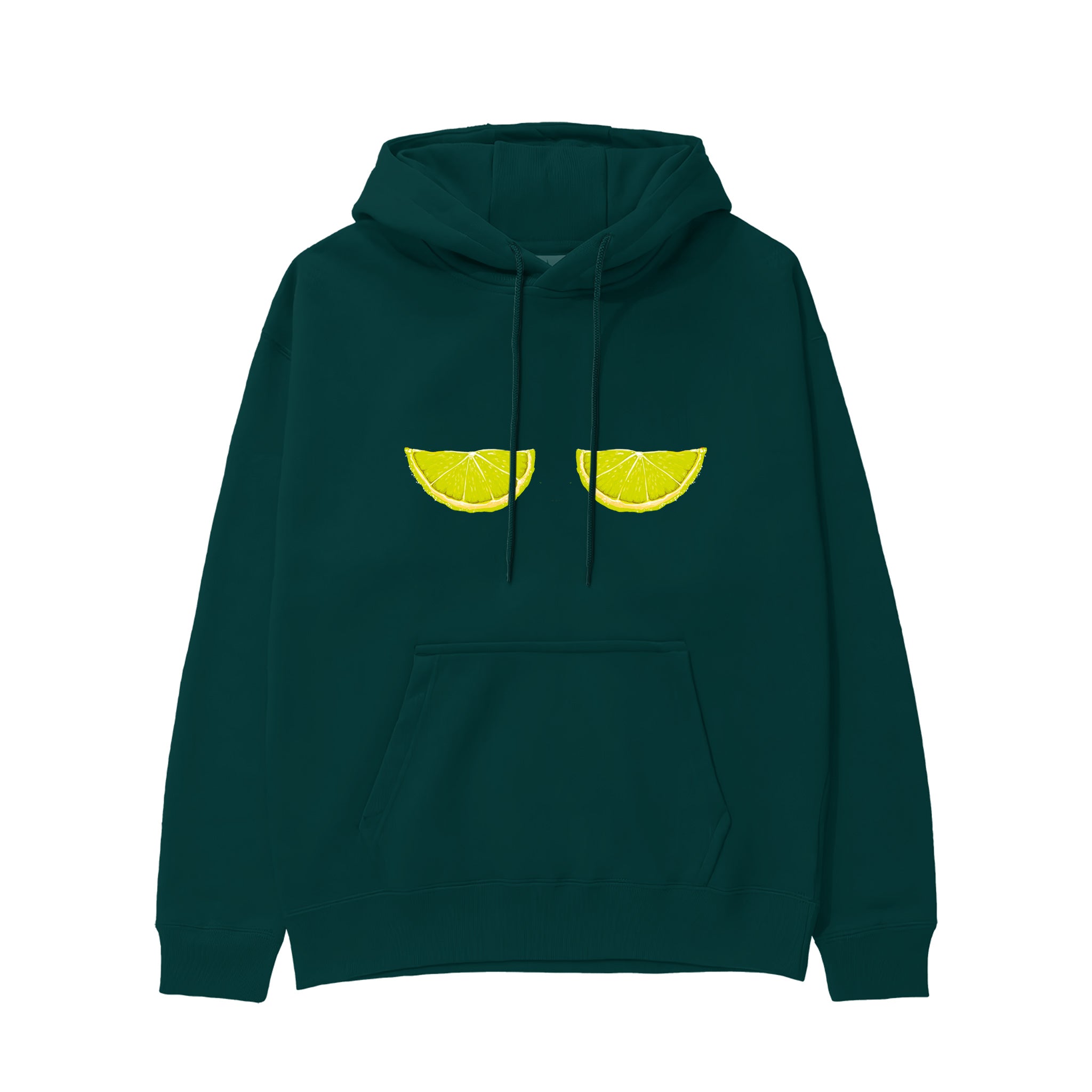 Sour Twins Hoodie Koyu Yeşil Ön