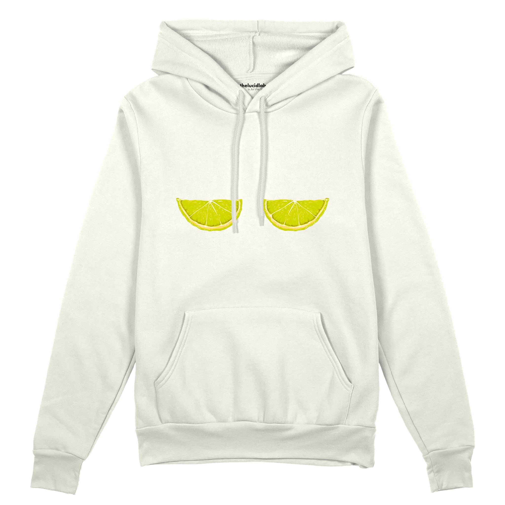 Sour Twins Oversize Hoodie Beyaz Ön
