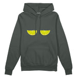 Sour Twins Oversize Hoodie Antrasit Ön