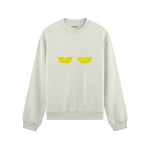 Sour Twins Oversize Sweatshirt Beyaz Ön