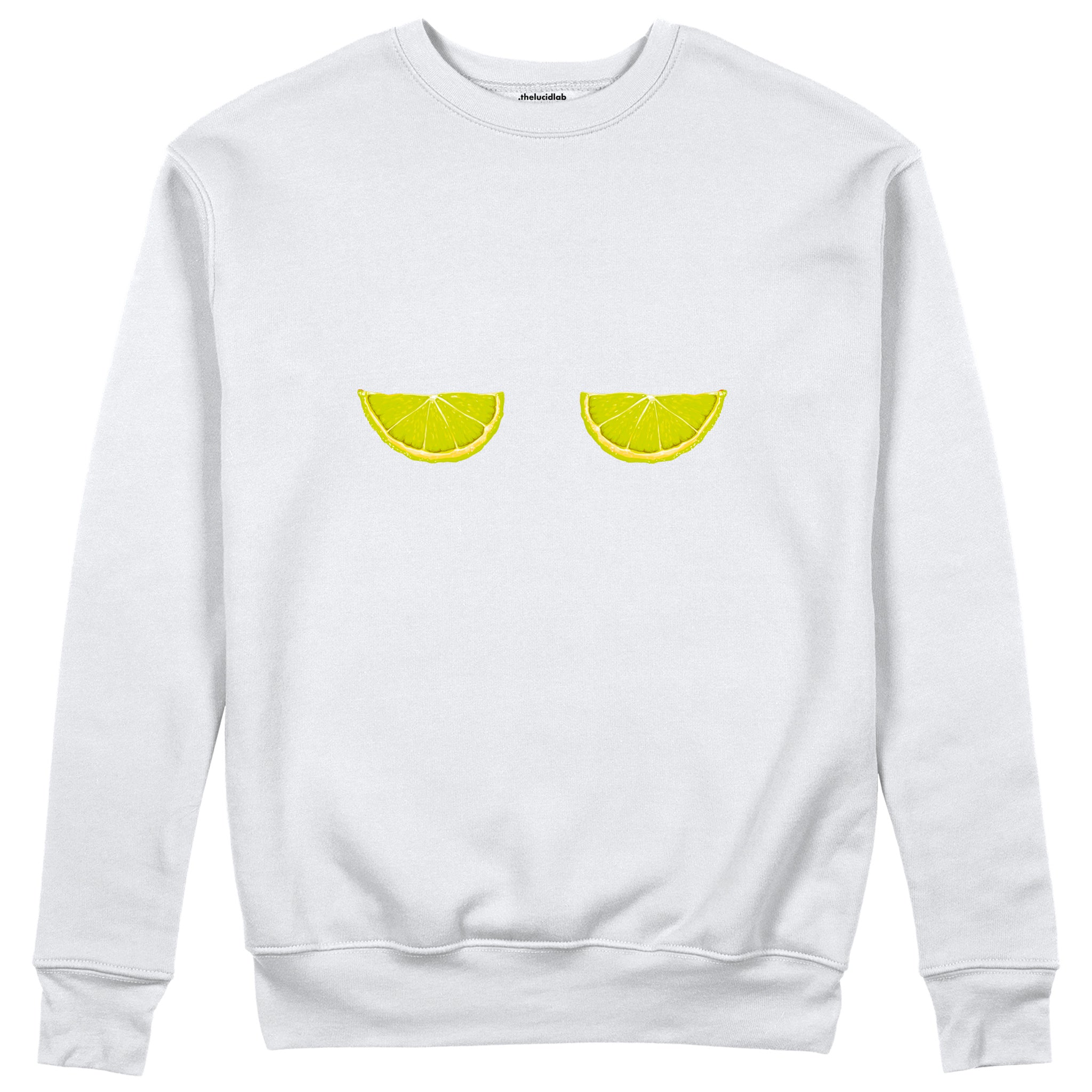 Sour Twins Sweatshirt Beyaz Ön