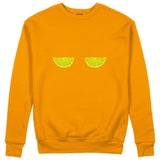 Sour Twins Sweatshirt Turuncu Ön
