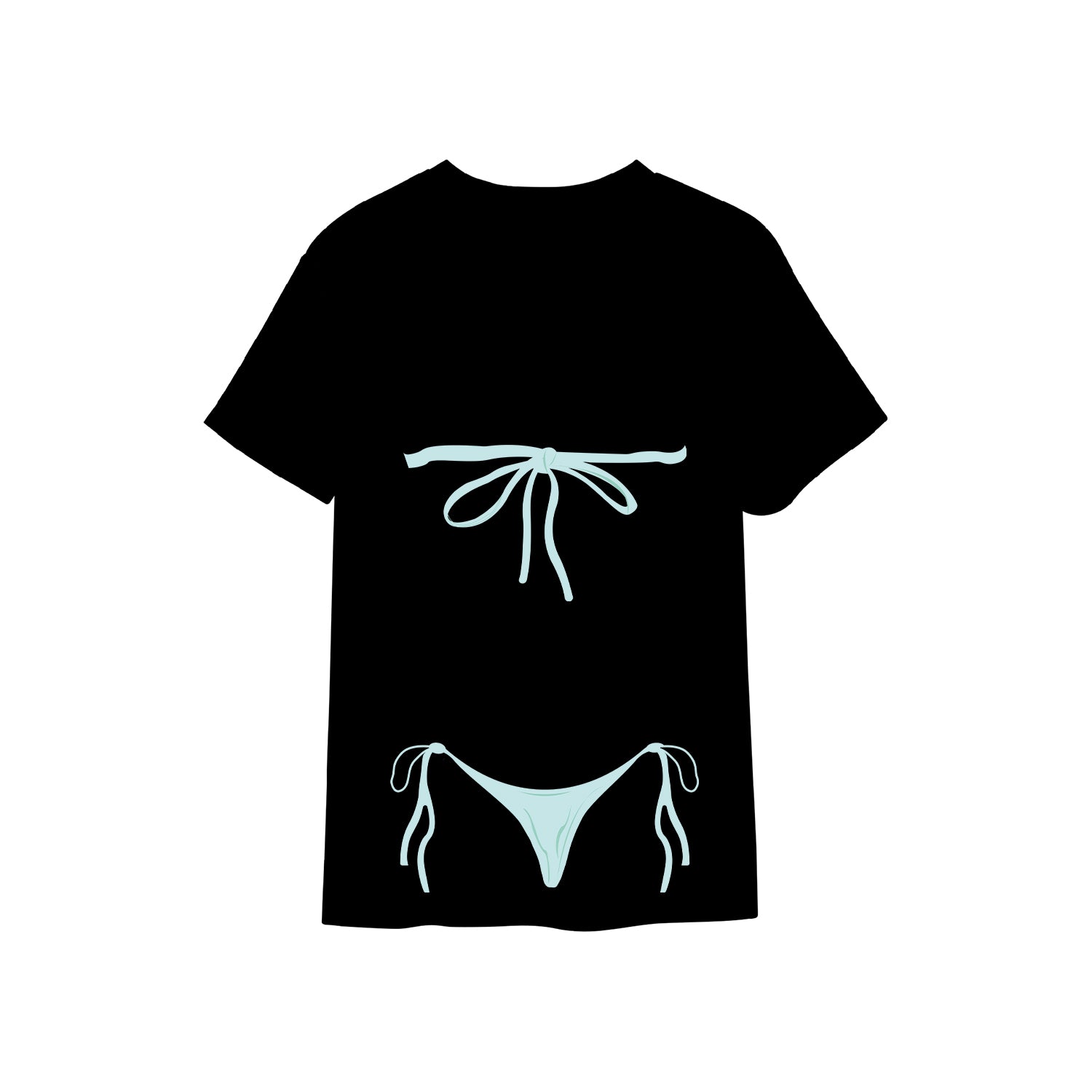 Blue Bikini Tişört