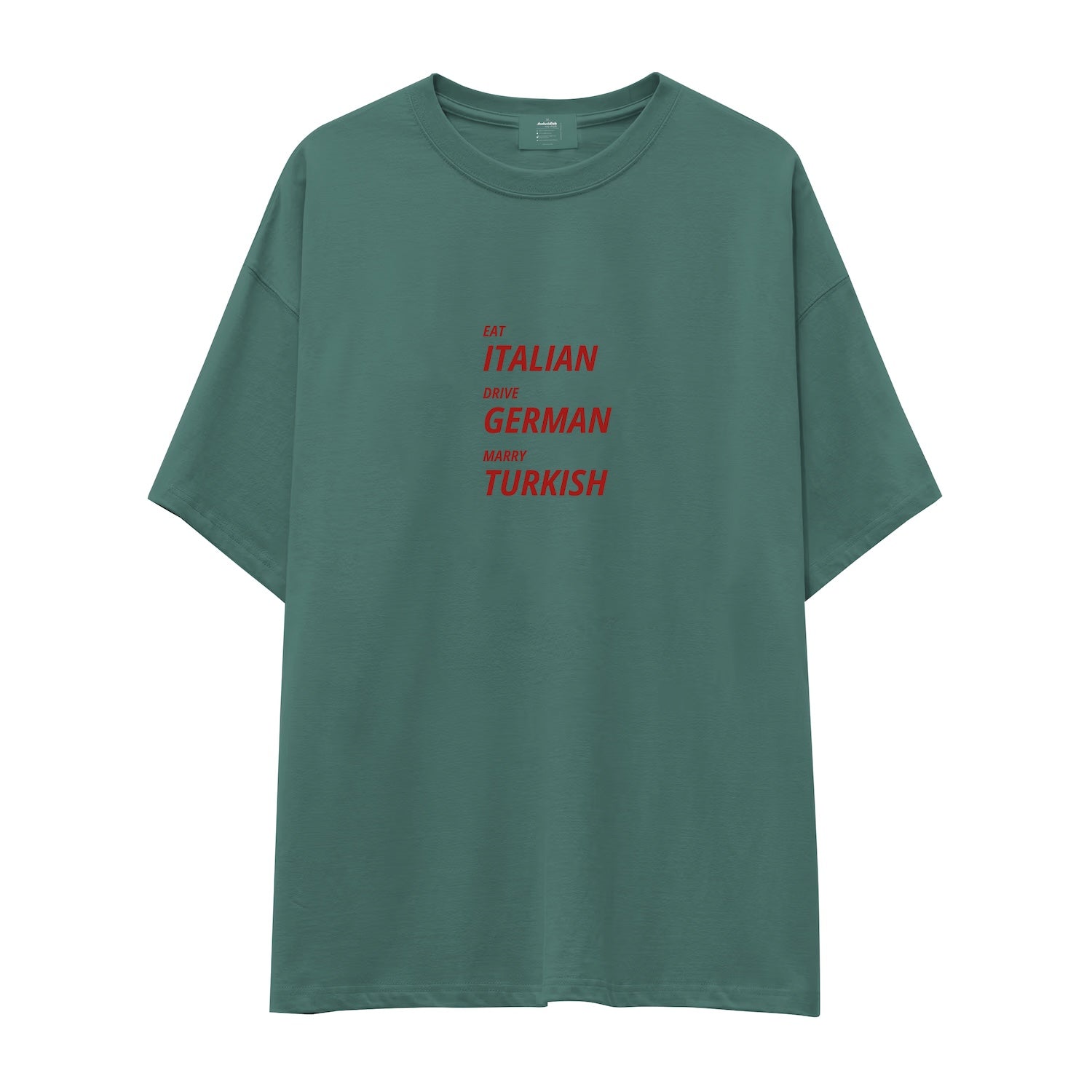 Eat Drive Marry Oversize Tişört