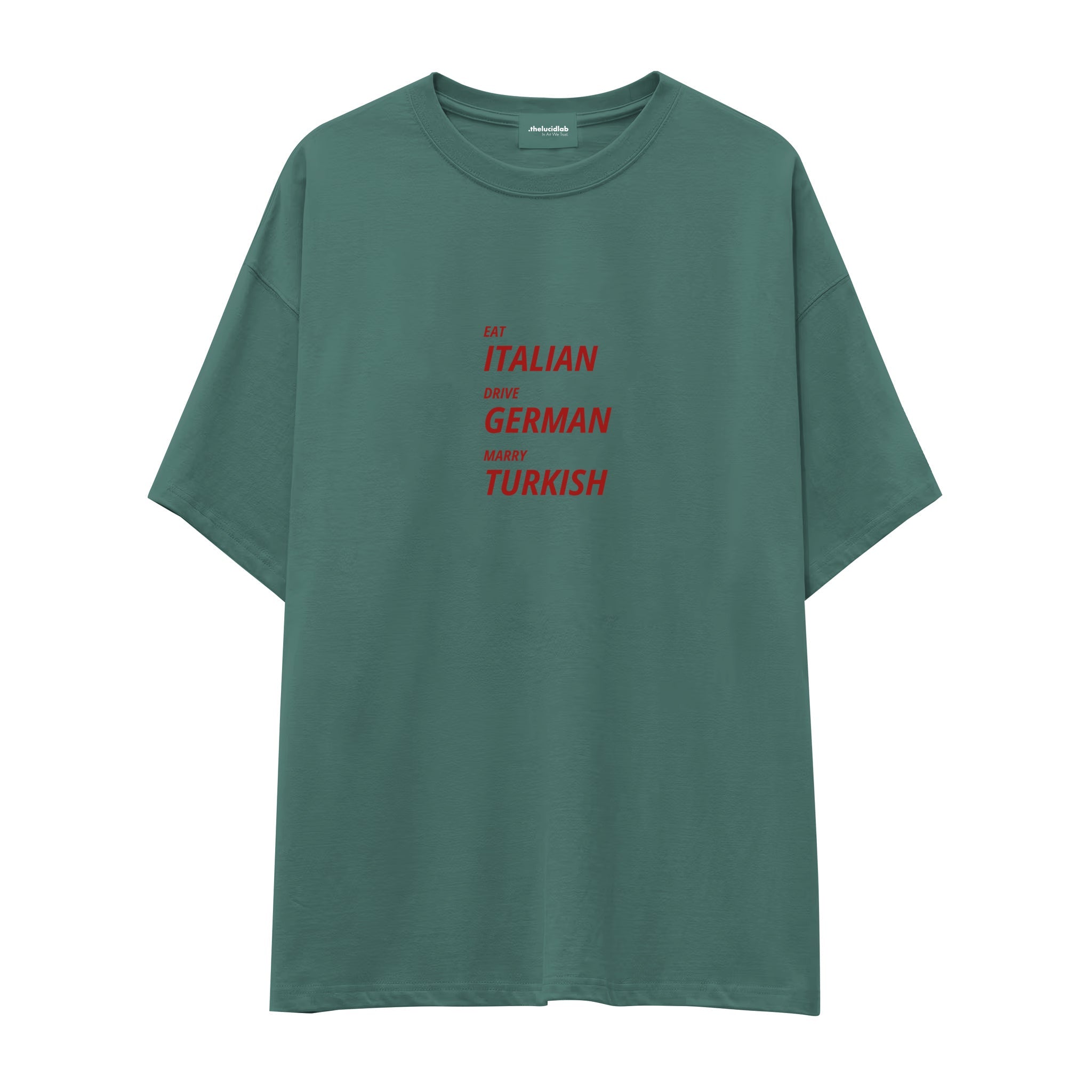 Eat Drive Marry Oversize Tişört