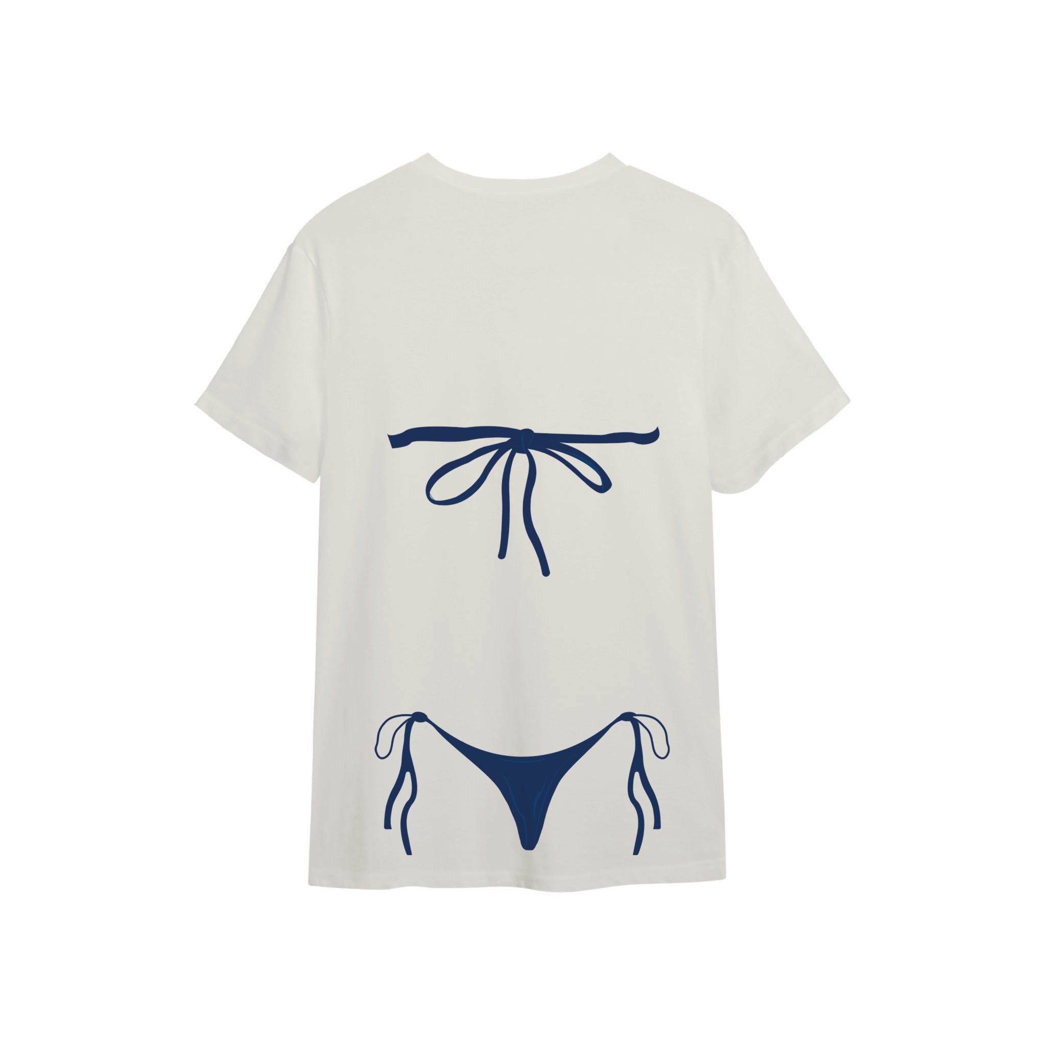 Navy Blue Bikini Tişört