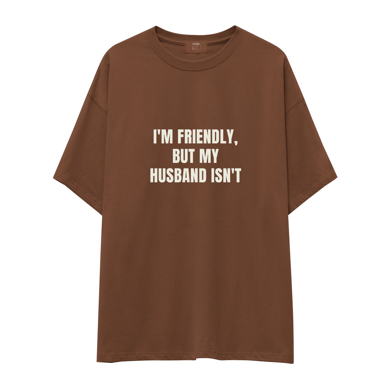 But My Husband Oversize Tişört