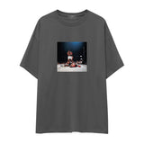 Muhammed Ali And Sonny Liston Usa 1965 Oversize Tişört