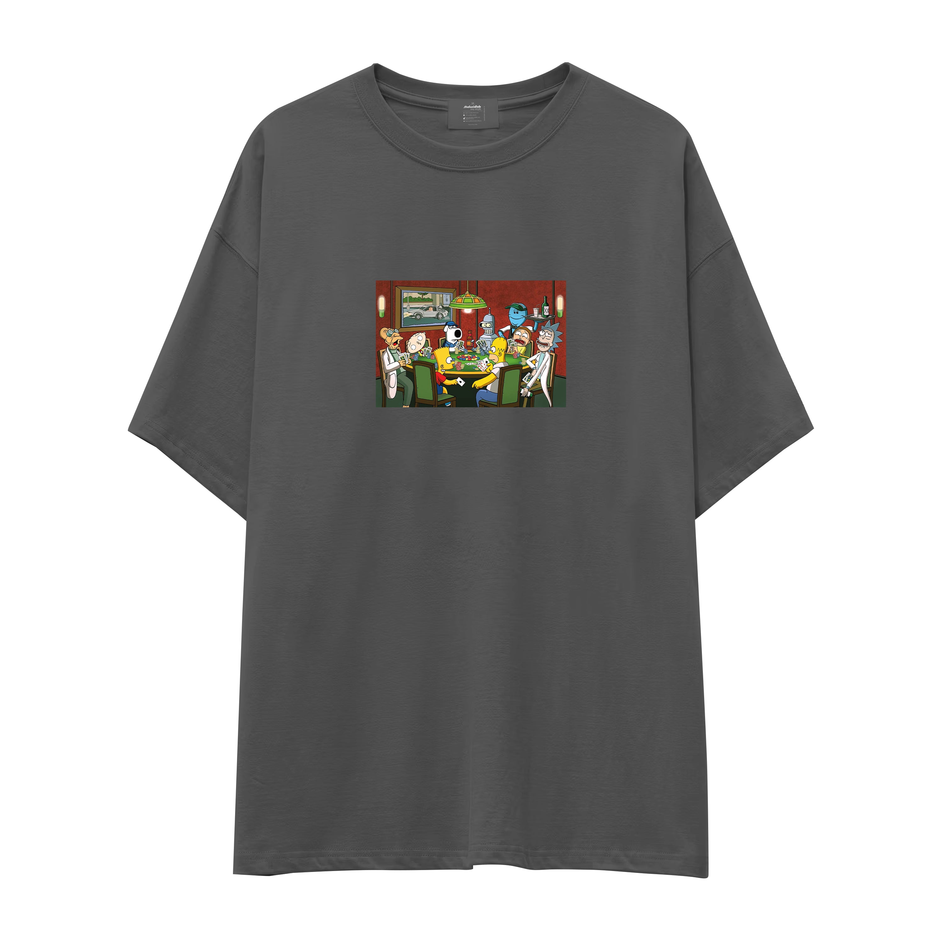 Champions League Poker Oversize Tişört