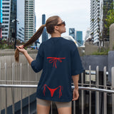 Red Bikini Oversize Tişört