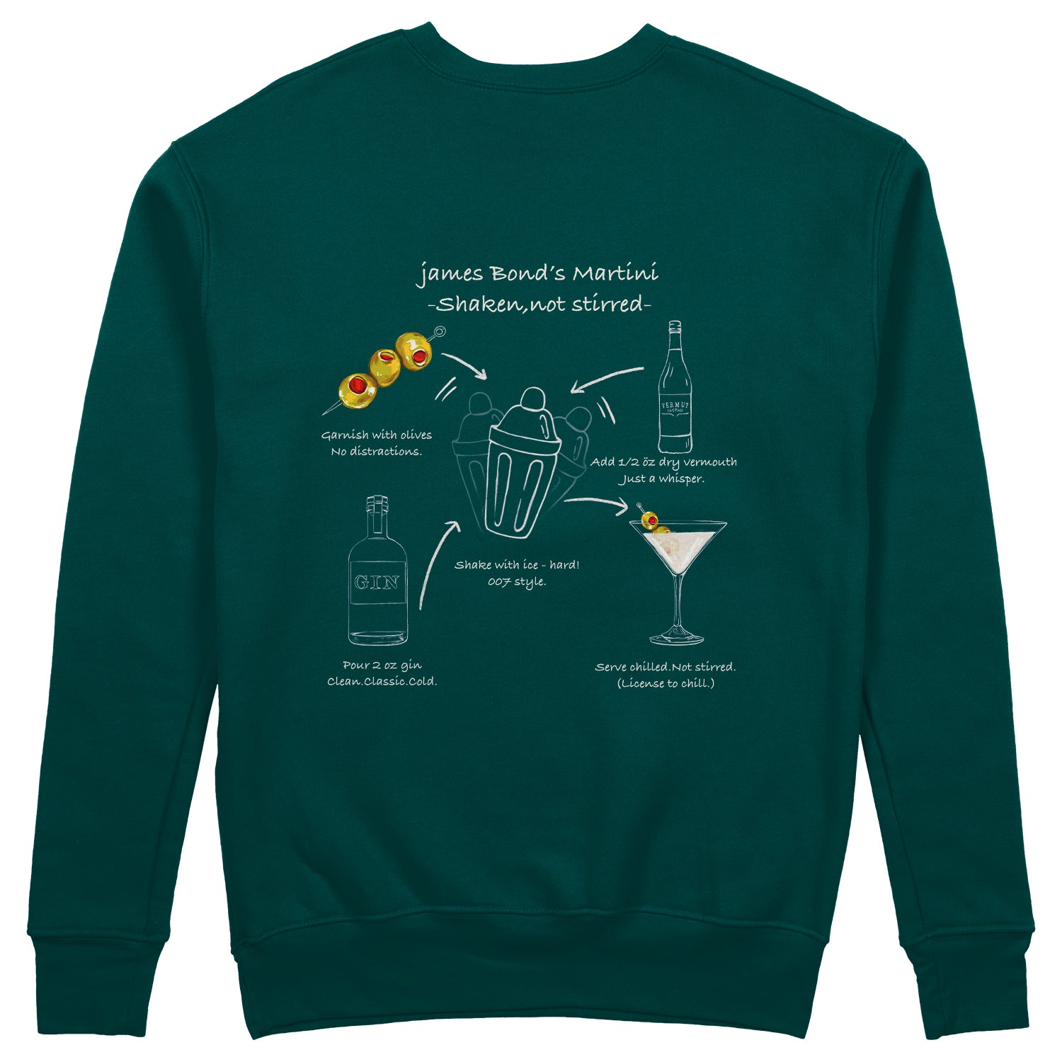 James Bond's Martini Sweatshirt