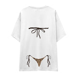 Leopard Bikini Oversize Tişört