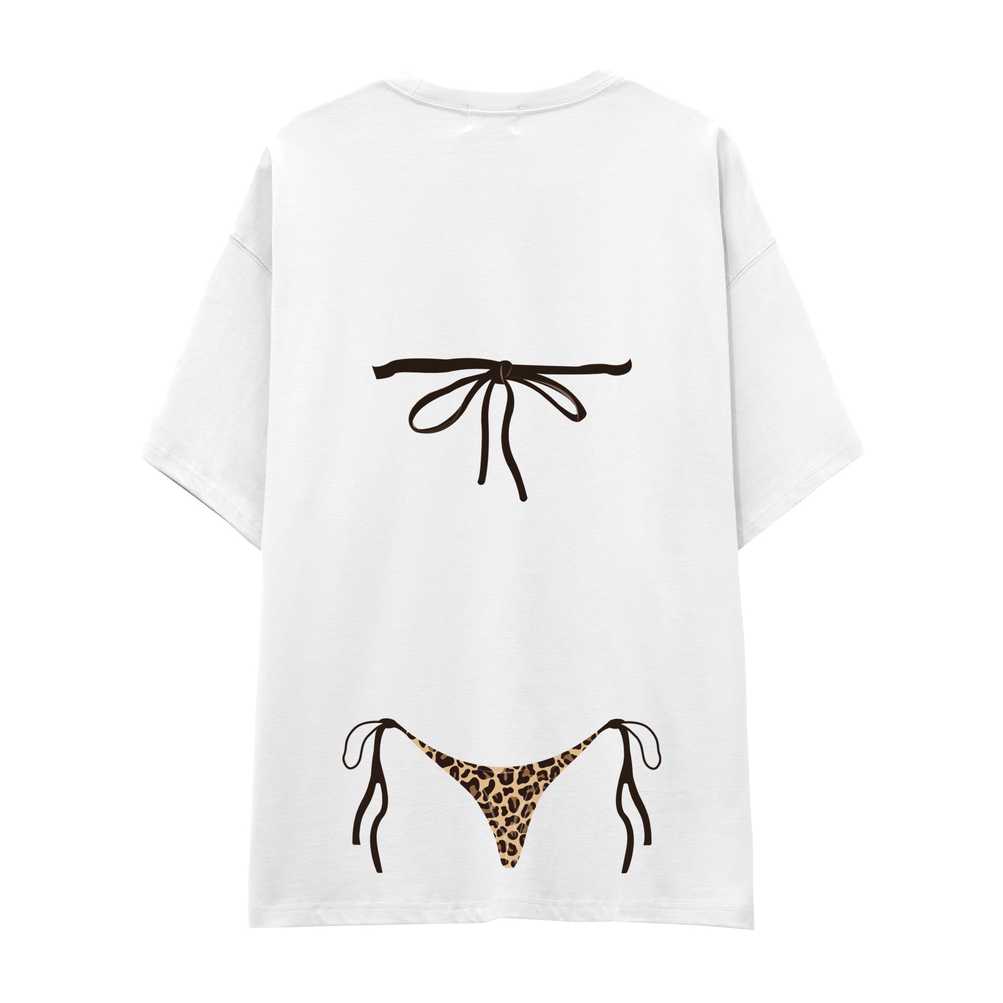 Leopard Bikini Oversize Tişört