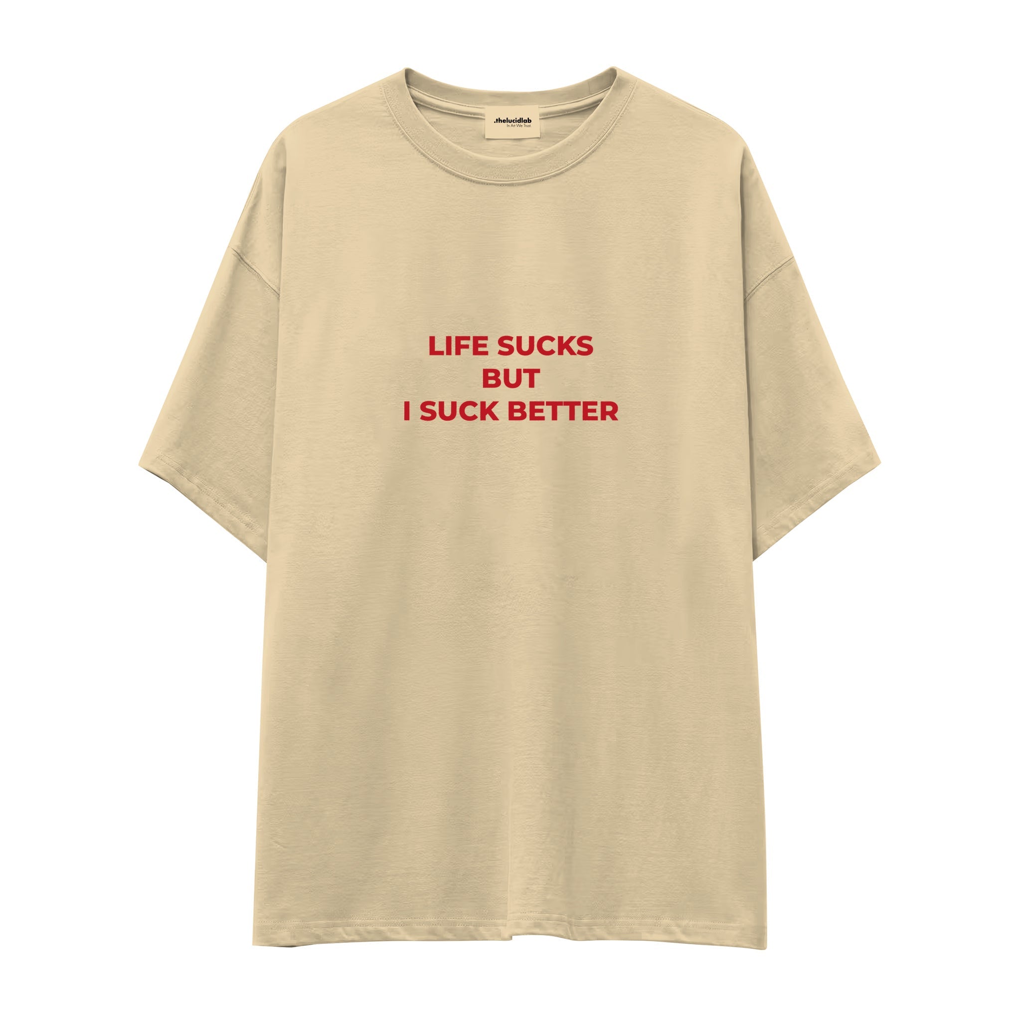 Life Sucks Oversize Tişört