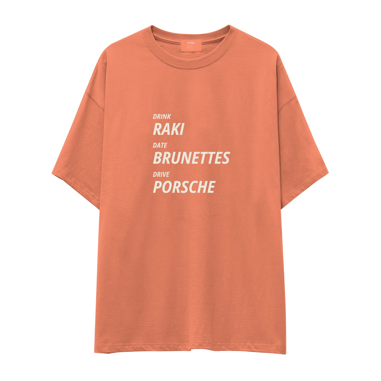 Drink Date Drive Oversize Tişört