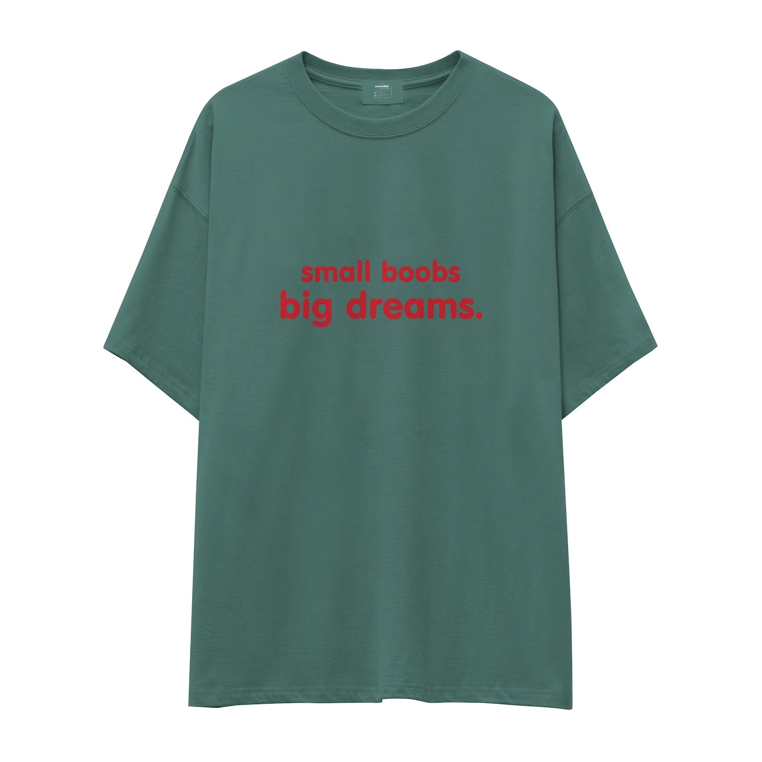 Small Boobs Big Dreams Oversize Tişört