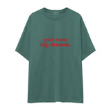 Small Boobs Big Dreams Oversize Tişört