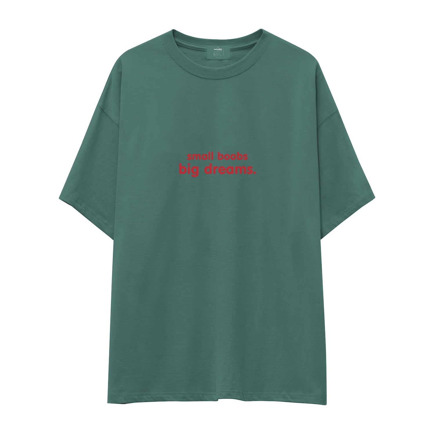 Small Boobs Big Dreams Oversize Tişört