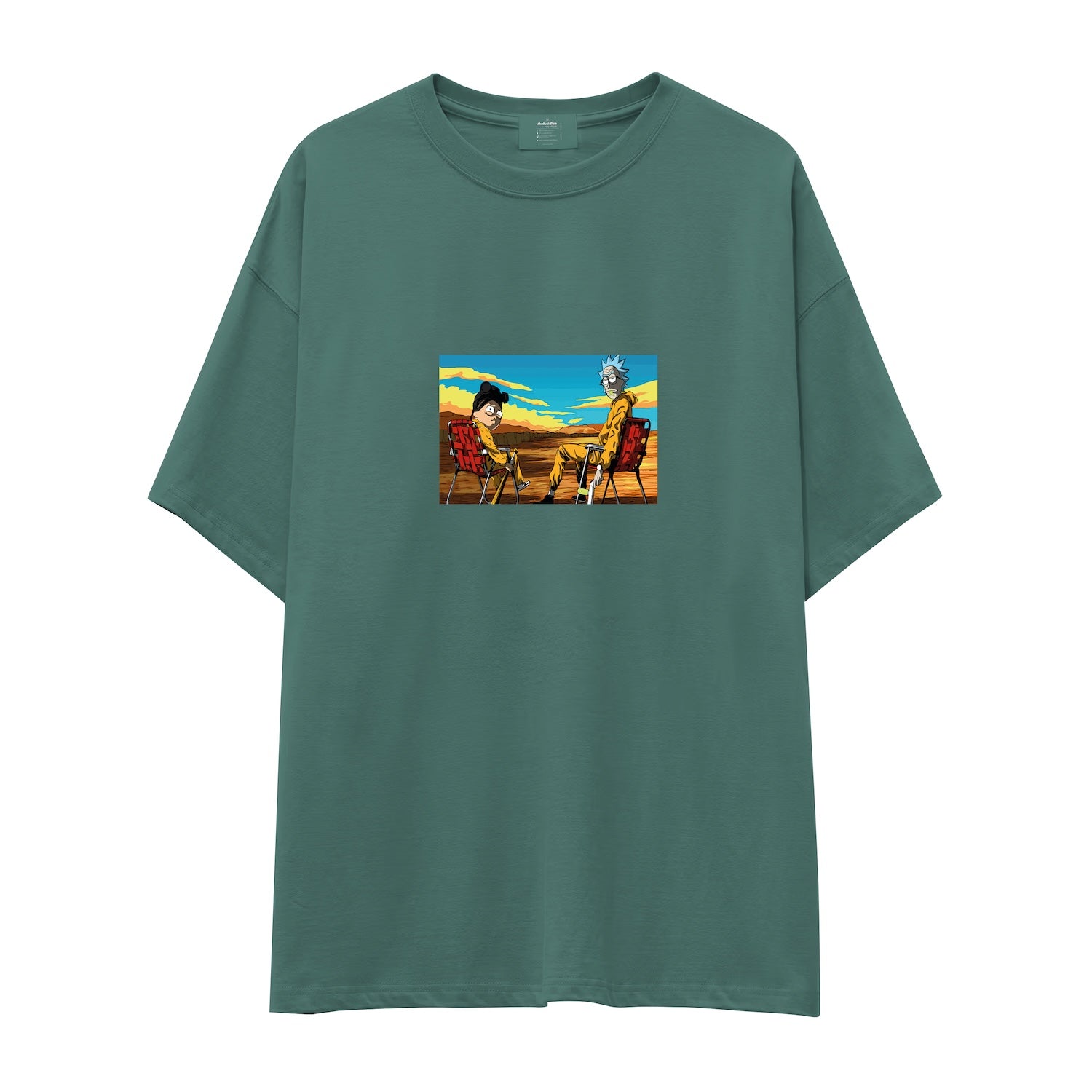 Breaking Bad / Rick and Morty Oversize Tişört