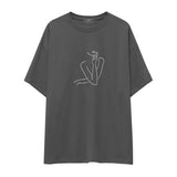 Women / Kadın Silüeti Oversize Tişört