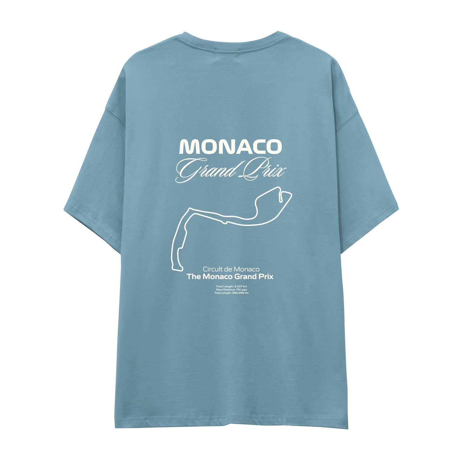 Monako Grand Prix Oversize Tişört
