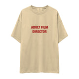 Adult Film Director Oversize Tişört