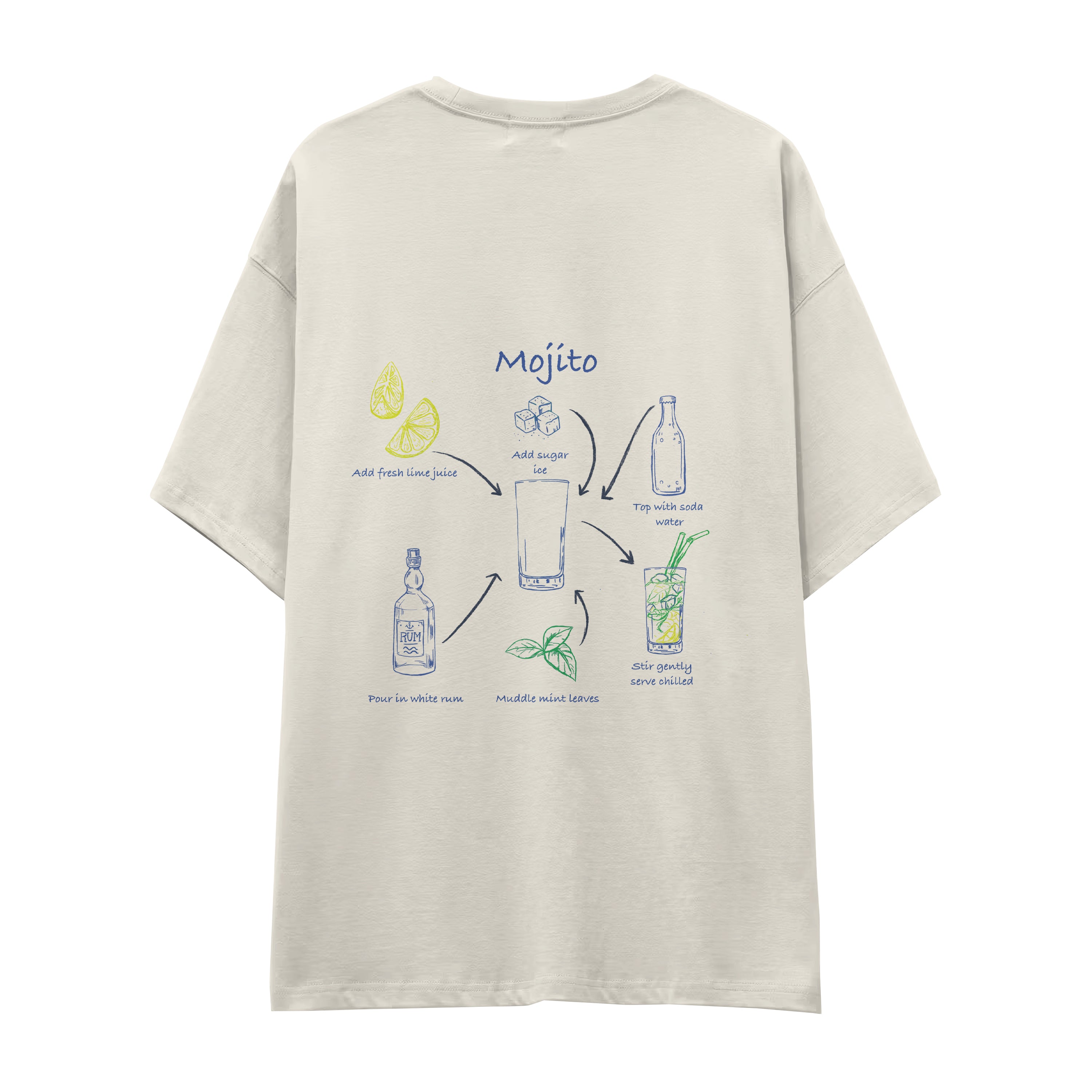 Mojito Oversize Tişört