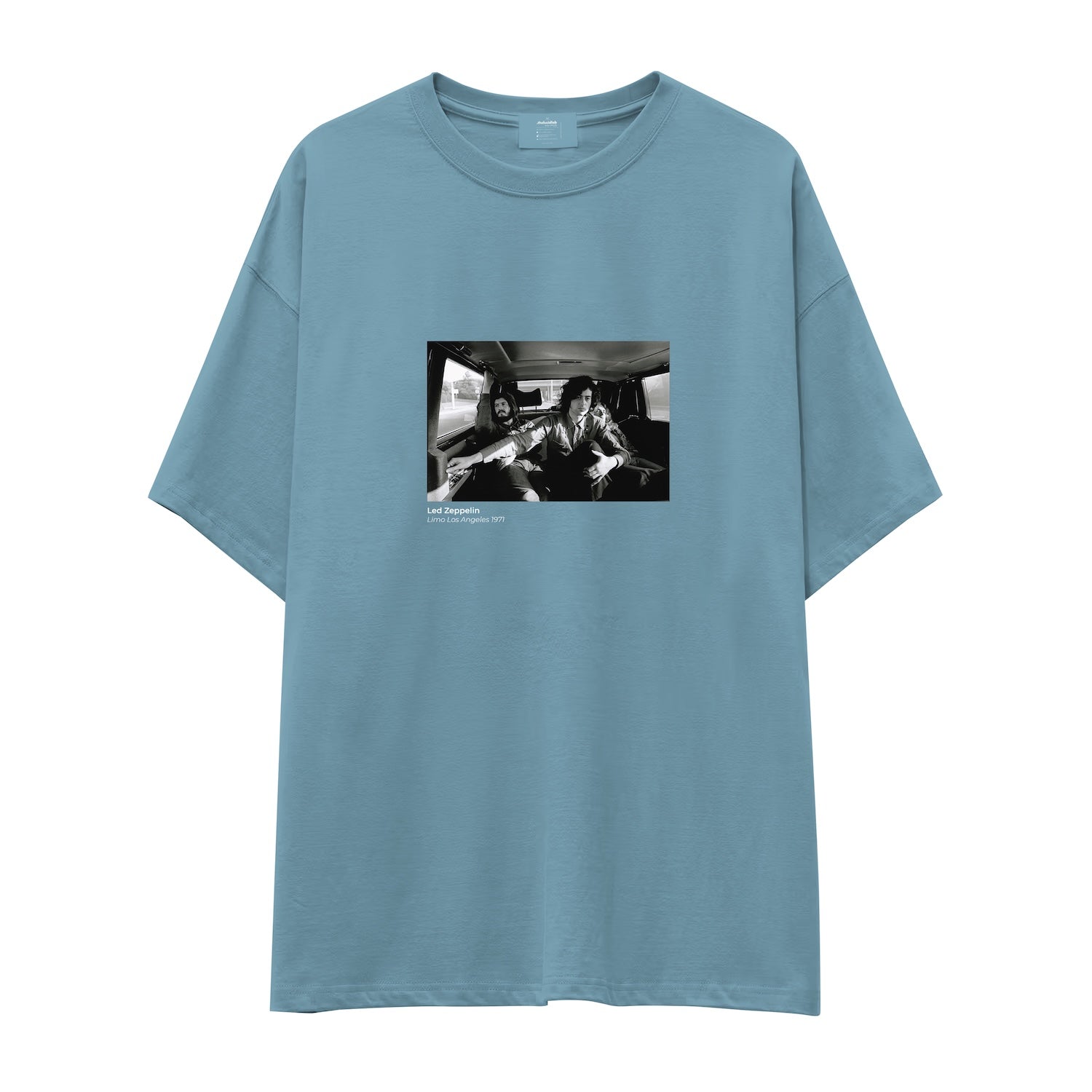 Led Zeppelin Limo Los Angeles 1971 Oversize T-Shirt