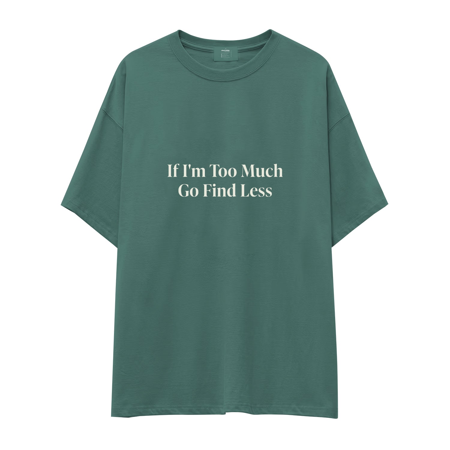 Go Find Less Oversize Tişört
