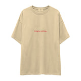 Imagine Nothing Oversize Tişört