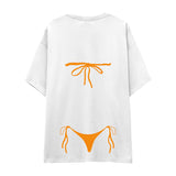 Orange Bikini Oversize Tişört