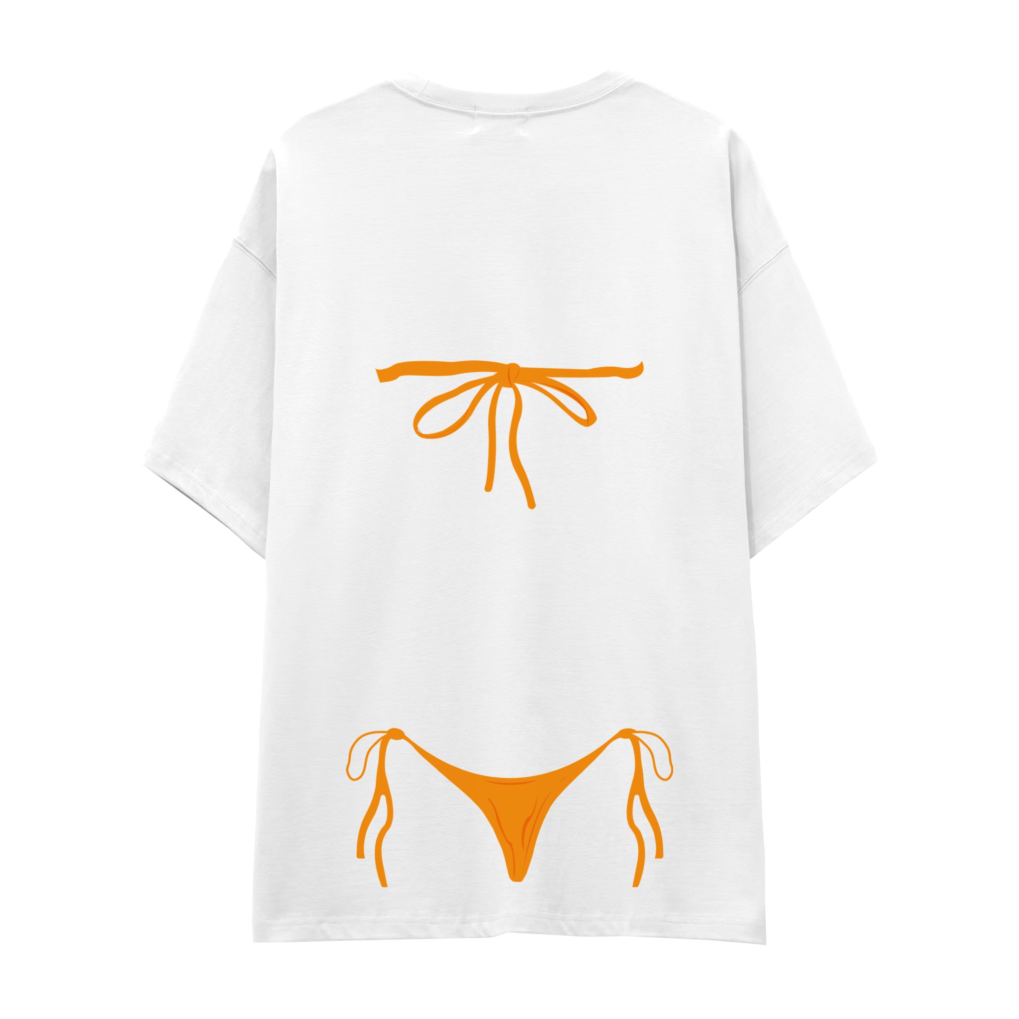 Orange Bikini Oversize Tişört