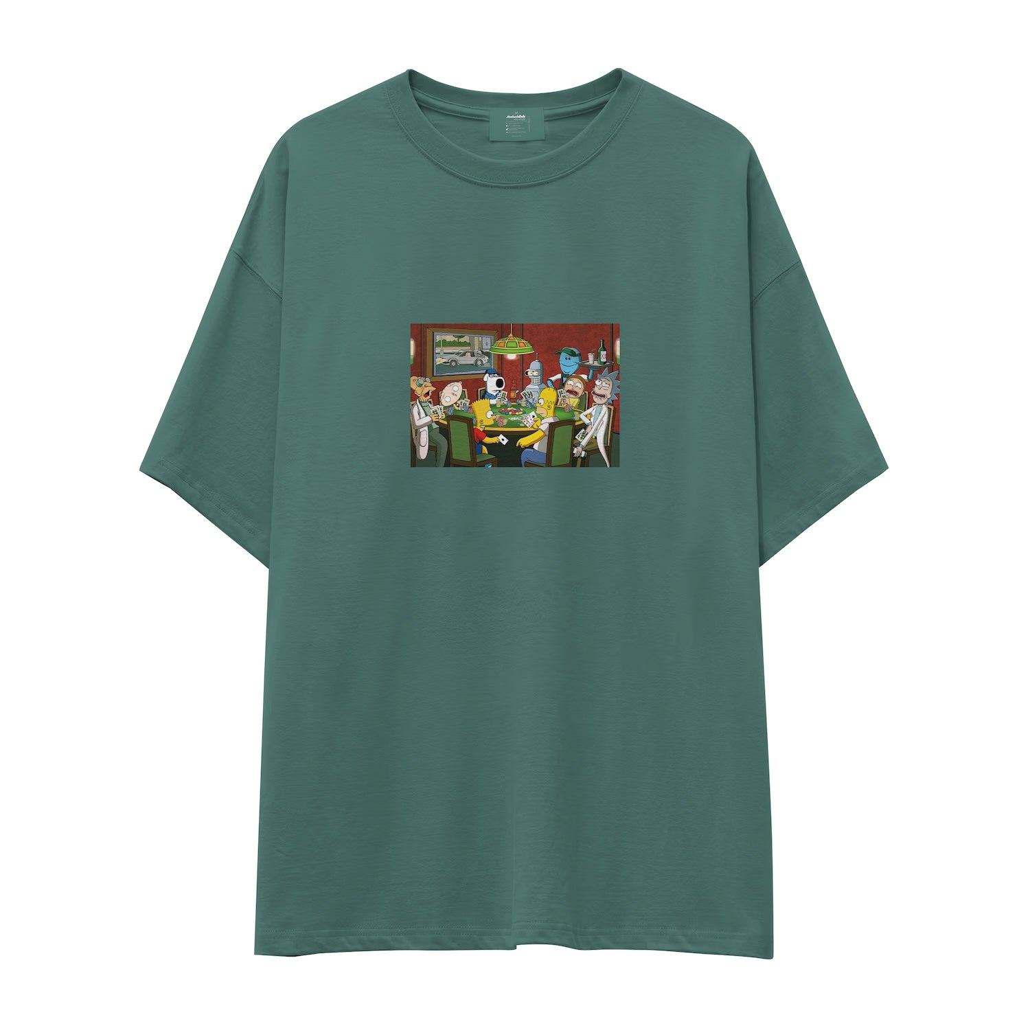 Champions League Poker Oversize Tişört