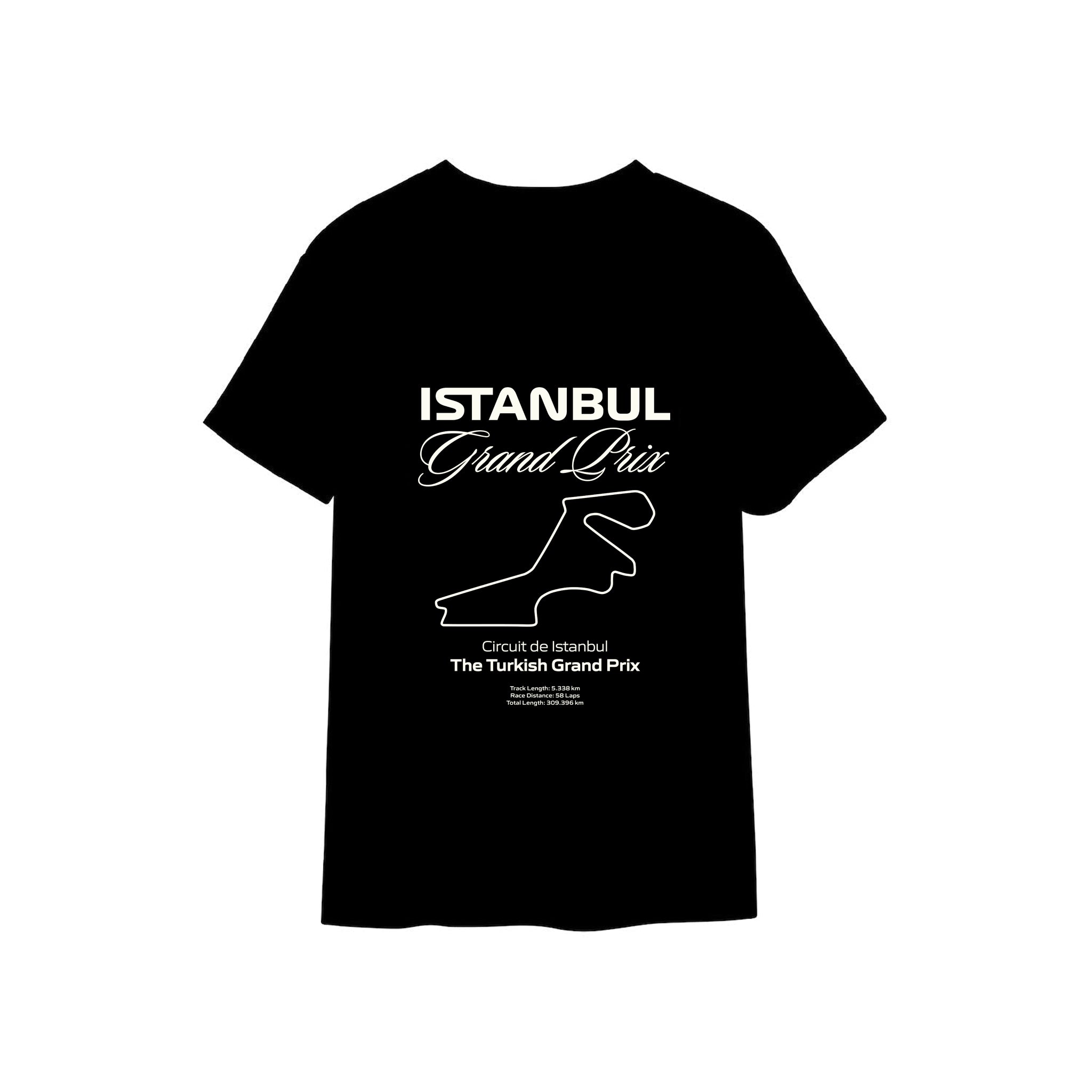 Türkiye Grand Prix Tişört — Siyah — Arka görünüm