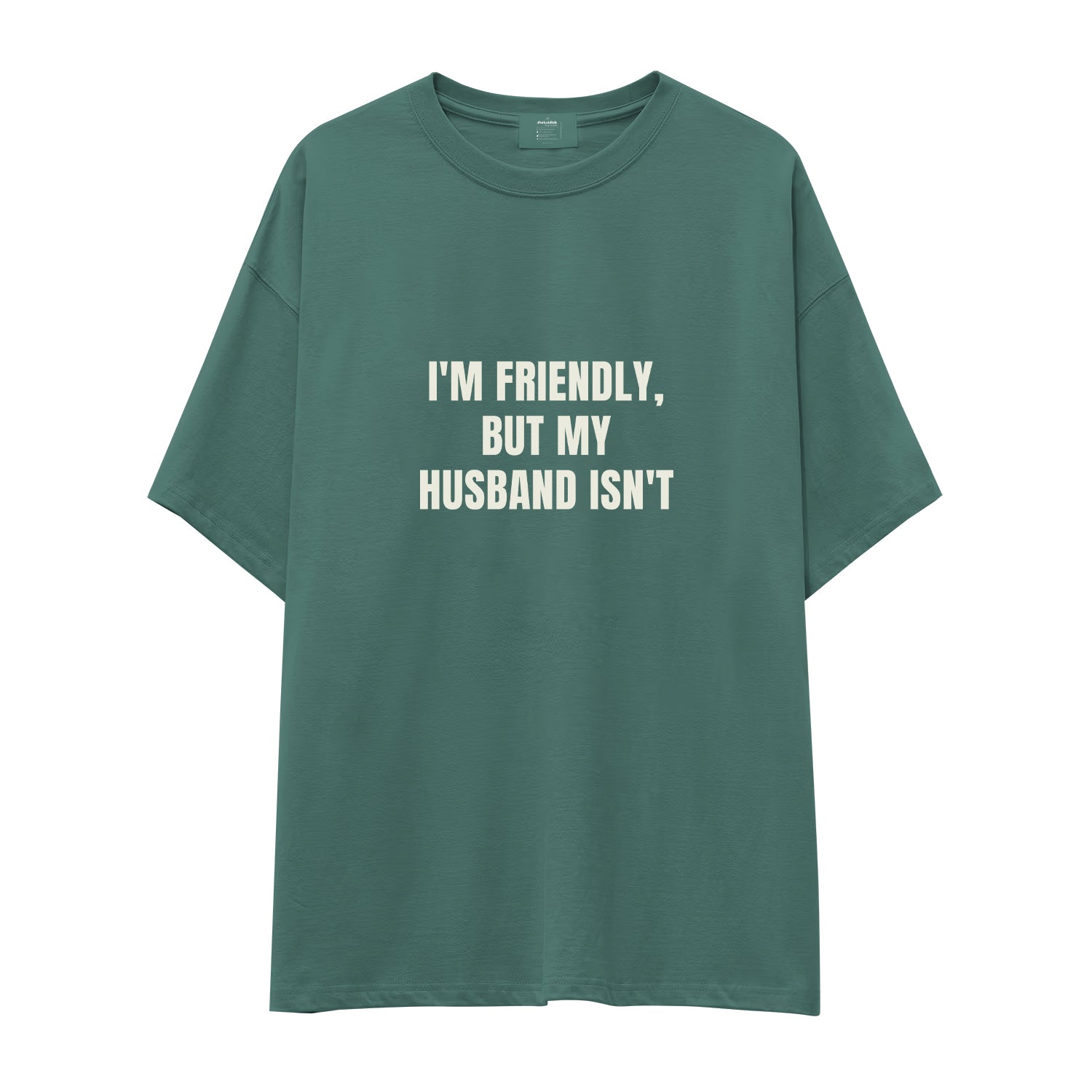 But My Husband Oversize Tişört